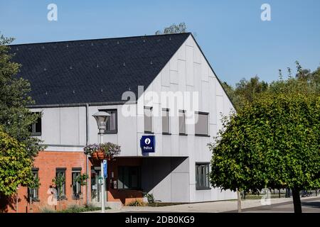 Abbildung Bild zeigt die Polizeistation in Plombieres, Dienstag, 28. Juli 2020. BELGA FOTO BRUNO FAHY Stockfoto