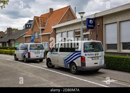 Abbildung Bild zeigt die Polizeistation in Diksmuide, Donnerstag, 30. Juli 2020. BELGA FOTO KURT DESPLENTER Stockfoto