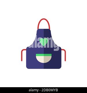 Schürzen-Symbol. Einfaches Element aus Grill und Grill Sammlung. Creative Apron Symbol für Web-Design, Vorlagen, Infografiken und mehr Stock Vektor