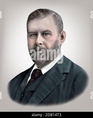 Der irische Schriftsteller Bram Stoker 1847-1912 Stockfoto