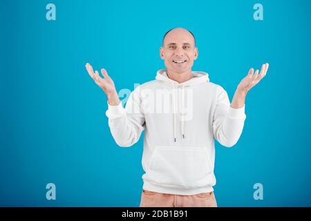 Glücklicher Mann mittleren Alters Stockfoto