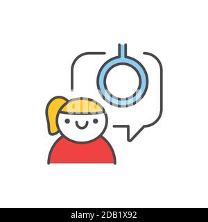 Aerobic-Studio Farbliniensymbol. Piktogramm für Webseite, mobile App, Promo. Stock Vektor