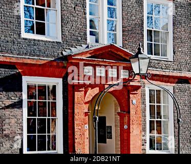 Gasthöfe des Gerichts. Kanzleien in King es Bench Walk, Middle Temple in London GB Stockfoto