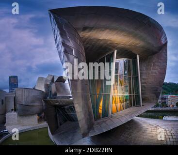 Guggenheim Museum, Bilbao, Spanien Stockfoto