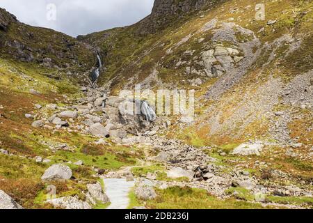 Mahon Falls Walk, Comeragh Mountains, County Waterford, Irland, Stockfoto