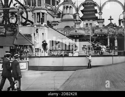 The Teaser, Coney Island im Luna Park. Stockfoto