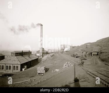 Eisenmine, Red Mountain, Birmingham, Alabama. Stockfoto