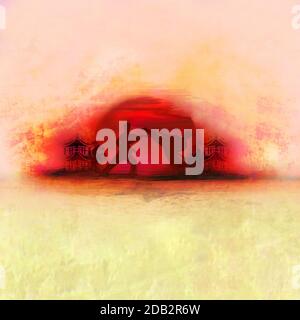 Karate Berufe - Abstraktion Karte Stockfoto