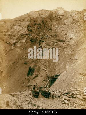 Öffnen in den großen Homestake mine, an Blei Stadt, Dakota geschnitten. Stockfoto