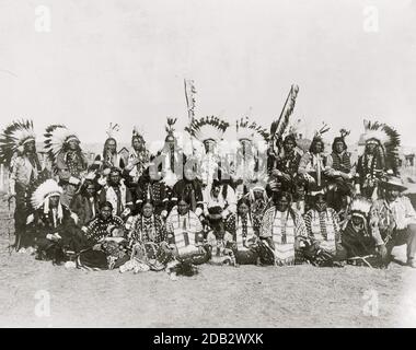 Sioux Indians - Pine Ridge S.D. Stockfoto
