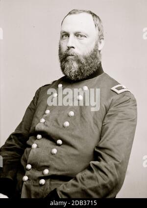 Porträt von Brig. General William A. Hammond, Chirurg-General, Offizier der Bundesarmee. Stockfoto