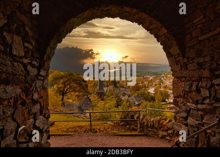 Saarburg Stadt an der Saar Stockfoto