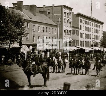 Washington, District of Columbia. Große Überprüfung der Armee. Stockfoto