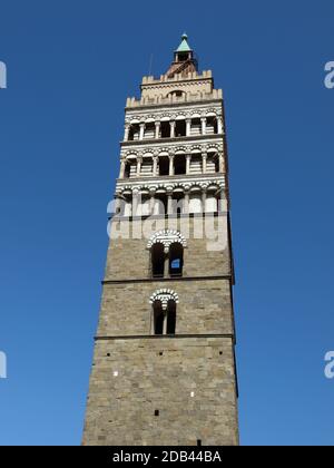 Kathedrale St Zeno's - Pistoia, Toskana, Italien Stockfoto