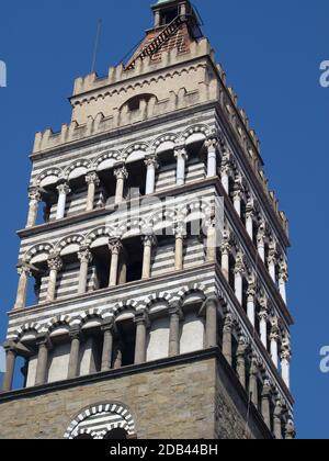 Kathedrale St Zeno's - Pistoia, Toskana, Italien Stockfoto