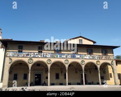 Das Ospedale del Ceppo - Pistoia Italien Stockfoto