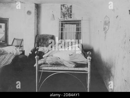 Wohnbedingungen, Elm Street, Pawtucket, R.I. . Stockfoto