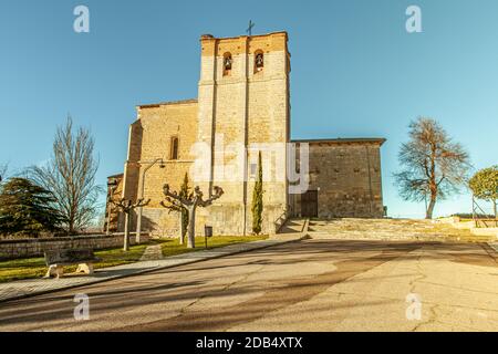 Kirche von Carrion de los Condes Tierra de Campos Kastilien-Spanien Stockfoto