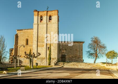 Kirche von Carrion de los Condes Tierra de Campos Kastilien-Spanien Stockfoto