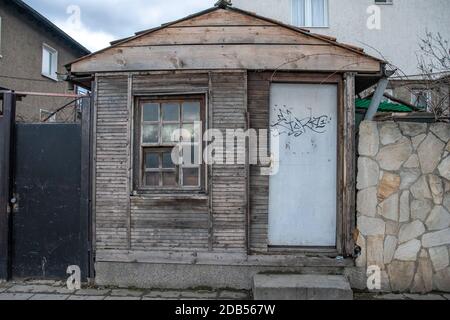 Sofia - 27. Februar 2020: Straße der Hauptstadt Bulgariens Stockfoto