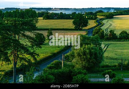 Der Weg Zum Little Chart Village In Kent Im Süden Östlich von England Stockfoto