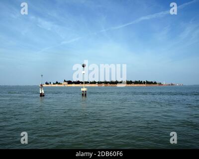 Venedig - San Michele Island, Friedhof, Stockfoto