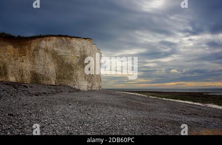 Birling GAP weißen Kreidefelsen Stockfoto