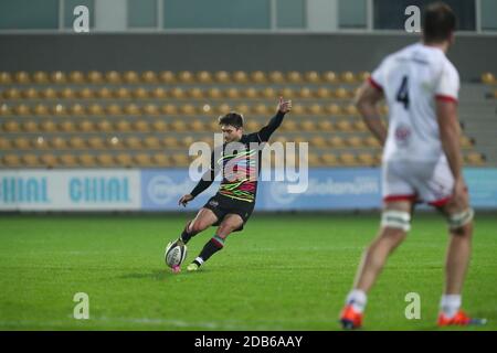 Parma, Italien. November 2020. Antonio Rizzi (Zebre) während Zebre Rugby vs Ulster Rugby, Rugby Guinness Pro 14 Spiel in parma, Italien, November 16 2020 Kredit: Unabhängige Fotoagentur/Alamy Live Nachrichten Stockfoto