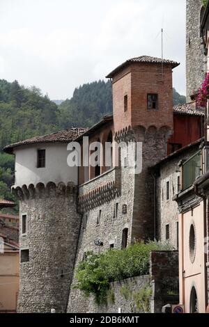 Castelnuovo di Garfagnana - der ariosto Schloss. Toskana, Italien Stockfoto