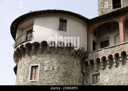 Castelnuovo di Garfagnana - der ariosto Schloss. Toskana, Italien Stockfoto