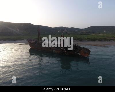 Grecce lakonia oben.kleine Insel Stockfoto