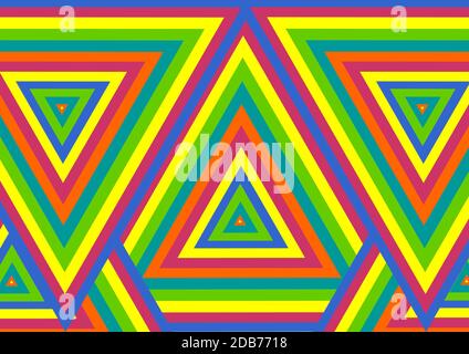 Vollfarb Dreieck Hintergrund für Dekoration Stockfoto