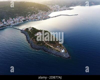 Grecce lakonia oben.kleine Insel Stockfoto