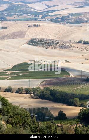 Die Landschaft der Toskana. Italien Stockfoto