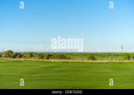 Die Kleine Cheyne Windfarm Sussex Stockfoto