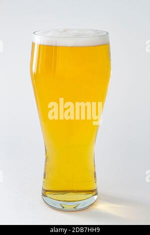 Ein isolierter Budweiser Biertöner auf weißem Hintergrund Stockfoto