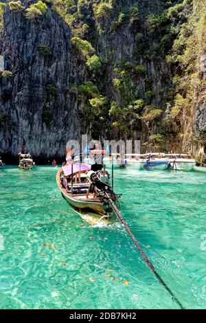 Phi Phi Island Krabi Thailand 24. Januar 2020 - Reisedestiation Stockfoto