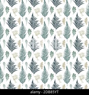 Farn Musterdesign. Vektor-illustration Stockfoto
