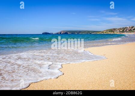 Strand Torre Dei Corsari auf Sardinien, Italien Stockfoto