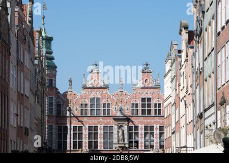 Holländische Manierin Wielka Zbrojownia (die große Waffenkammer) erbaut im XVII von Anthonis van Obbergen in Main City im historischen Zentrum von Danzig, Polen. Septum Stockfoto