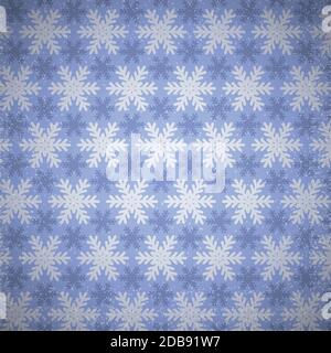 Schöne Schneeflocken Muster. Stock Vektor