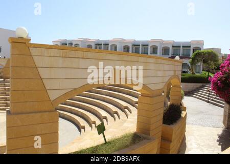Schönes Amphitheater im Hotel von Ägypten Stockfoto