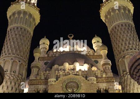 Sharm El Sheikh, Ägypten - März 2, 2018: Die Moschee im Sharm El Sheikh, alte Sity Stockfoto