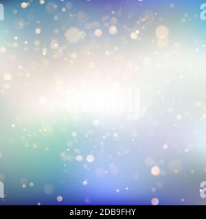 Abstrakter Hintergrund mit Bokeh defokussierten Lichtern. EPS 10-Vektordatei Stockfoto