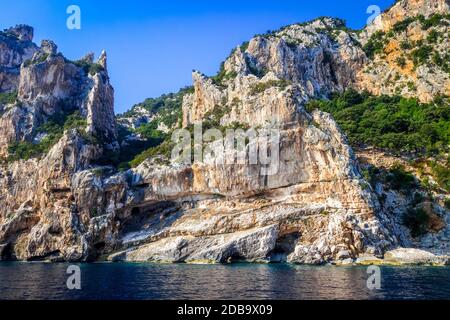 Pools des Venusstrands im Golf von Orosei, Sardinien, Italien Stockfoto