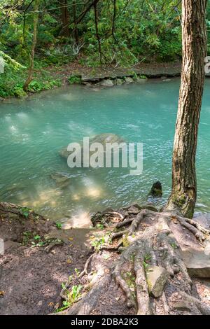 Lower Decew Falls Conservation Area unteren Bach Stockfoto