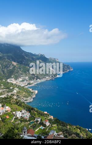 Amalfiküste, Italien. Stockfoto