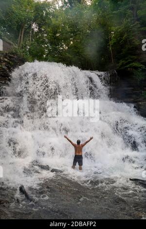 Lower Decew Falls Conservation Area Saint Catharines Ontario Kanada Stockfoto
