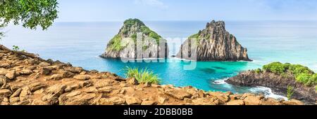 Fernando de Noronha, Brasilien. Website-Banner. Stockfoto