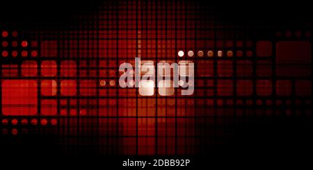 Robuste und skalierbare System mit Echtzeit-Daten Stockfoto